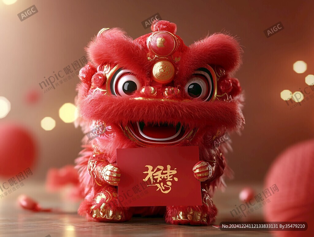 醒狮红包造型