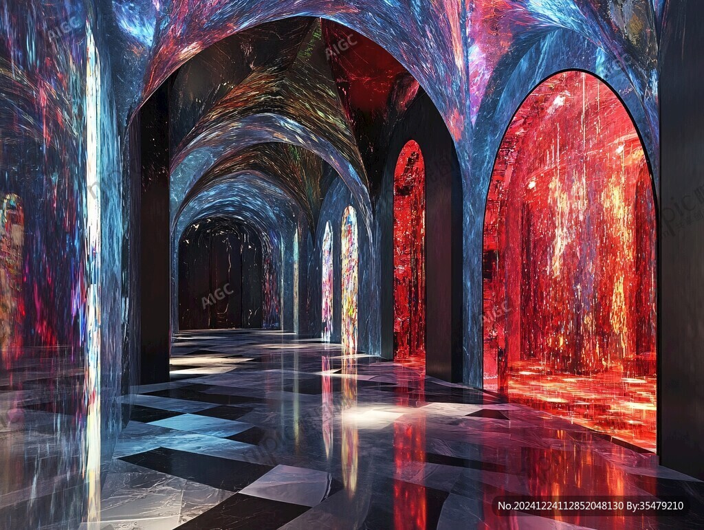 cgi艺术品隧道