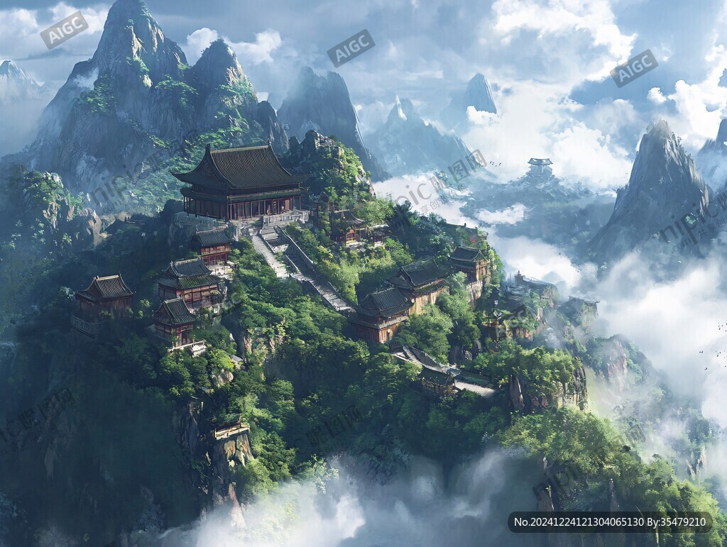 古风仙境天上宫阙