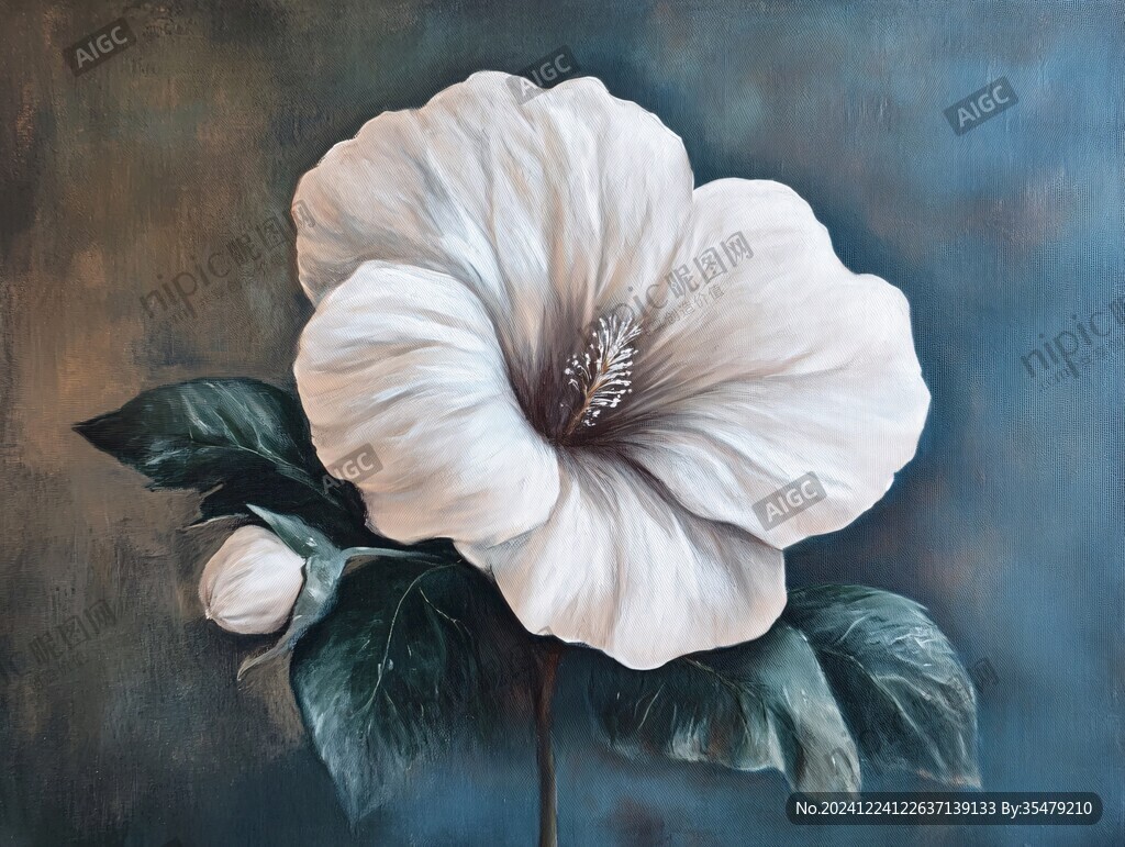 3d立体花卉油画