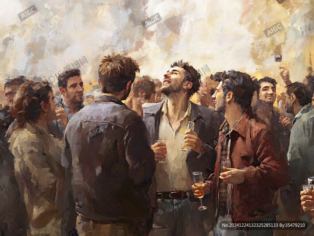 意大利写实油画漫画