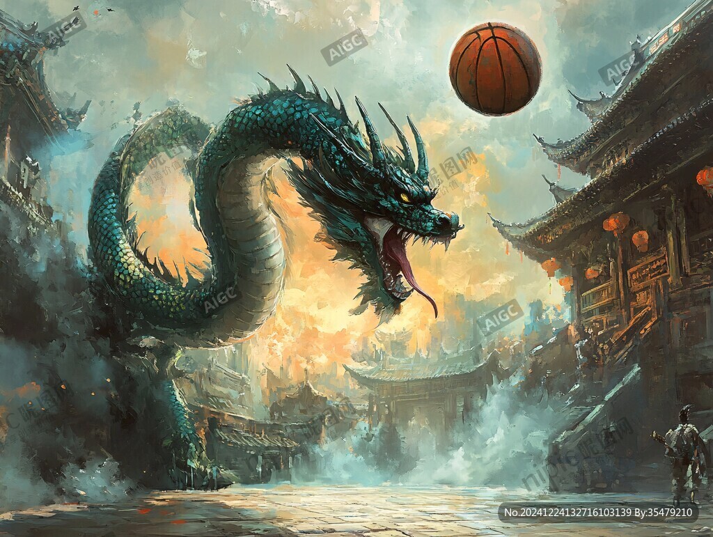 龙年横版插画