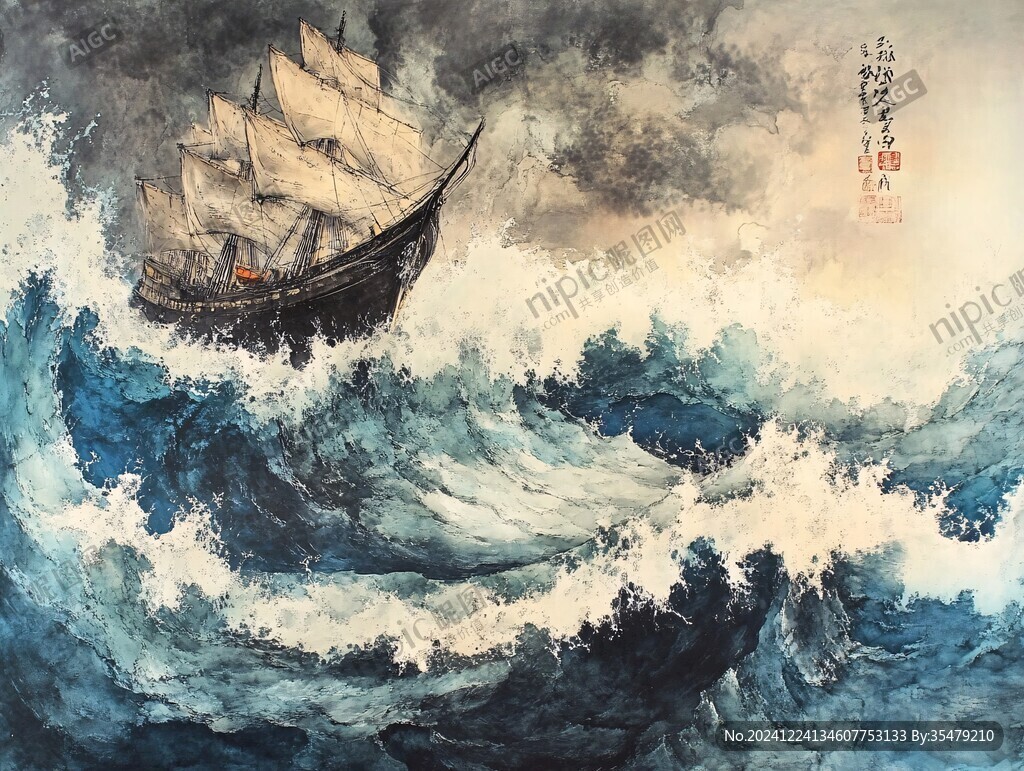 扬帆启航高清画