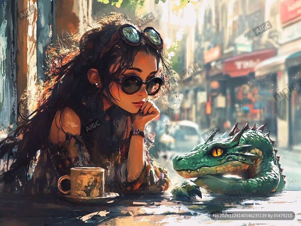 厚涂插画