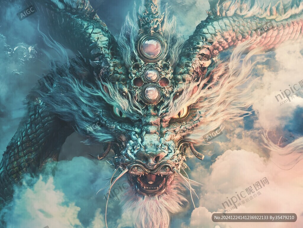 高清唯美双龙戏珠
