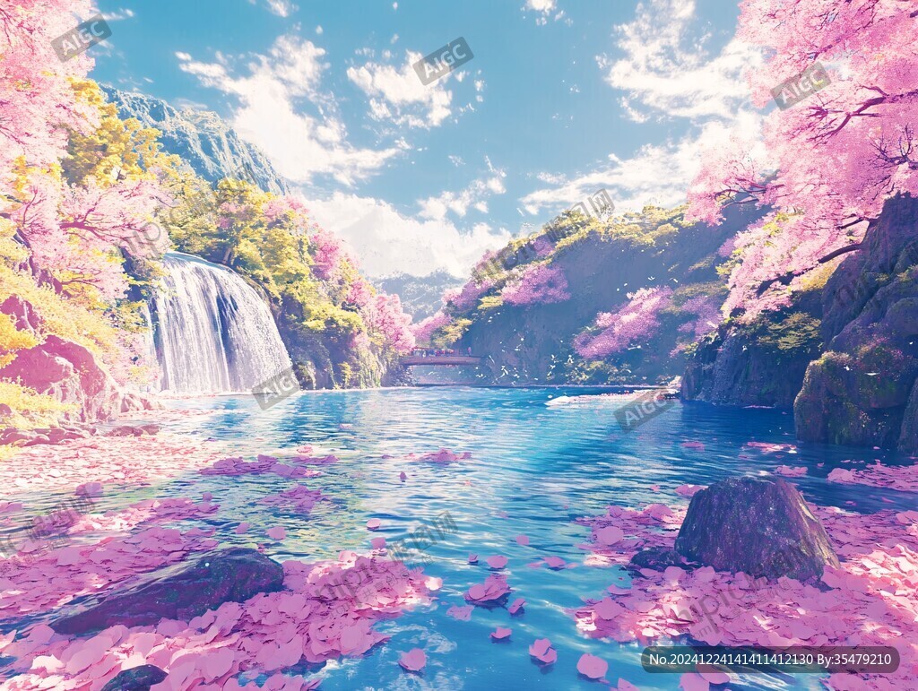 3d渲染山水画