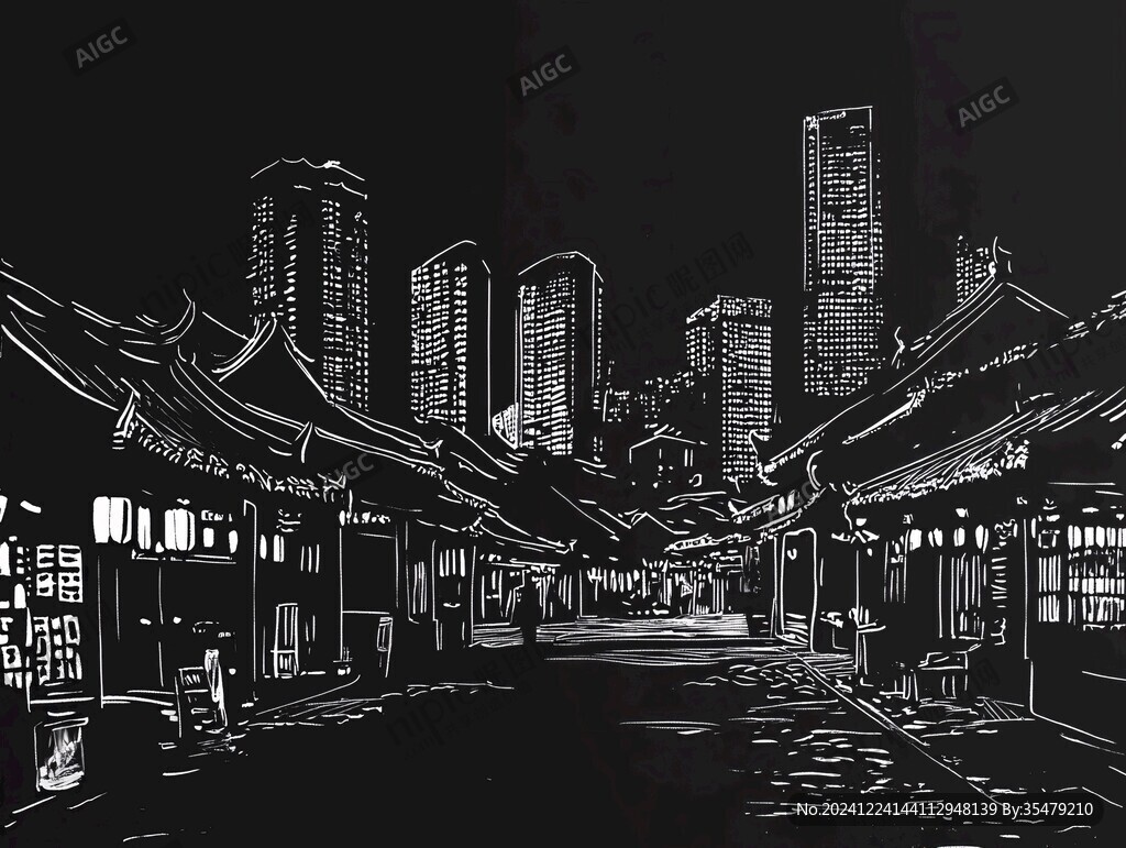 南后街线稿