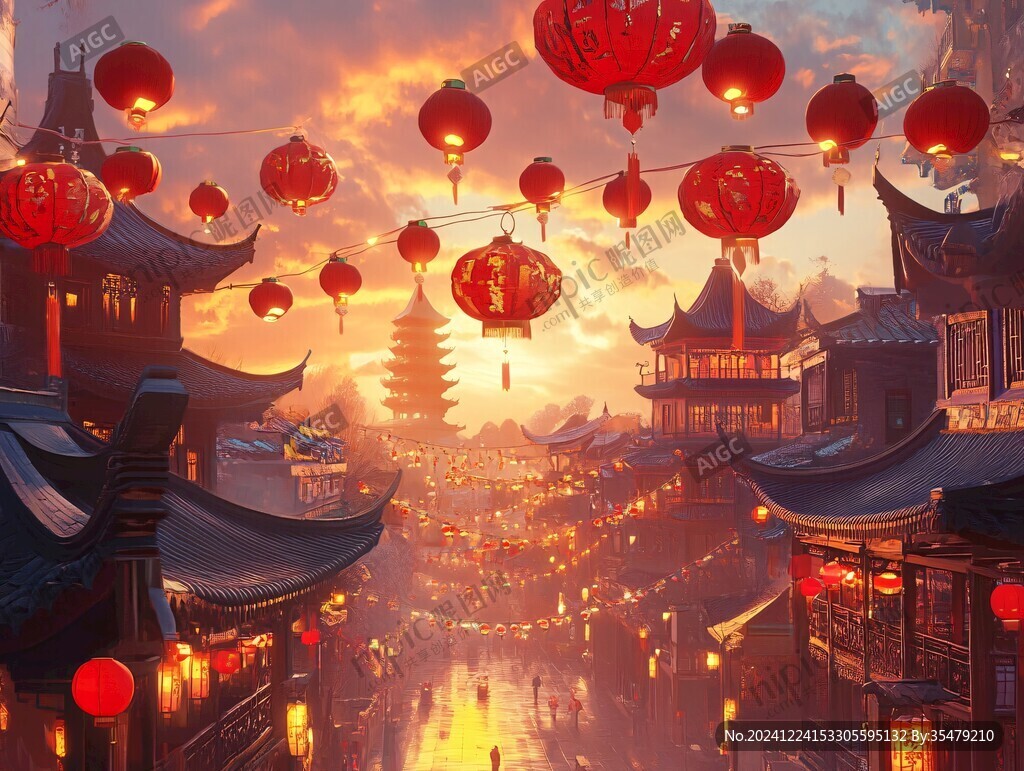 横店插画