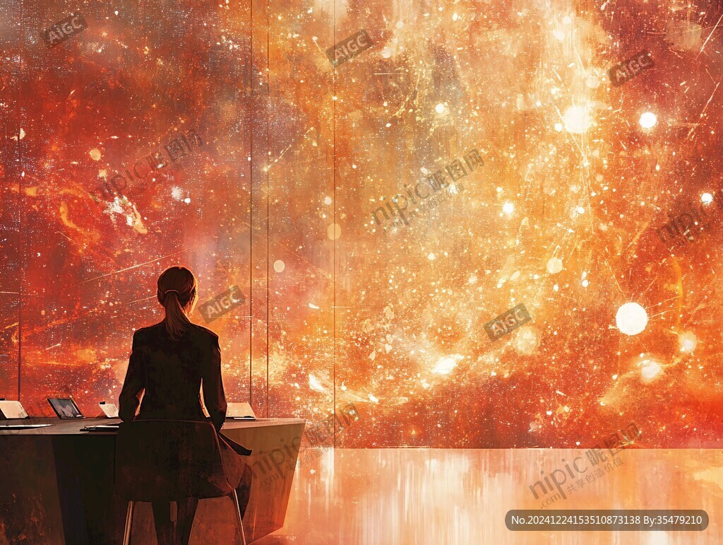 宇宙银河系背景墙