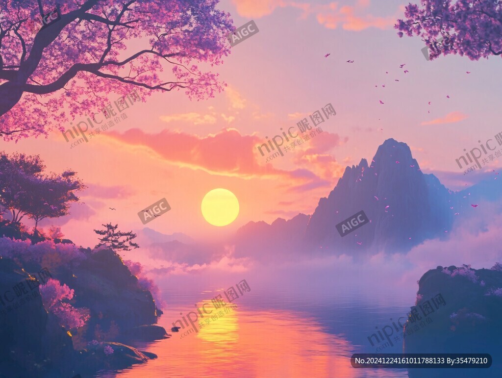 唯美意境山水