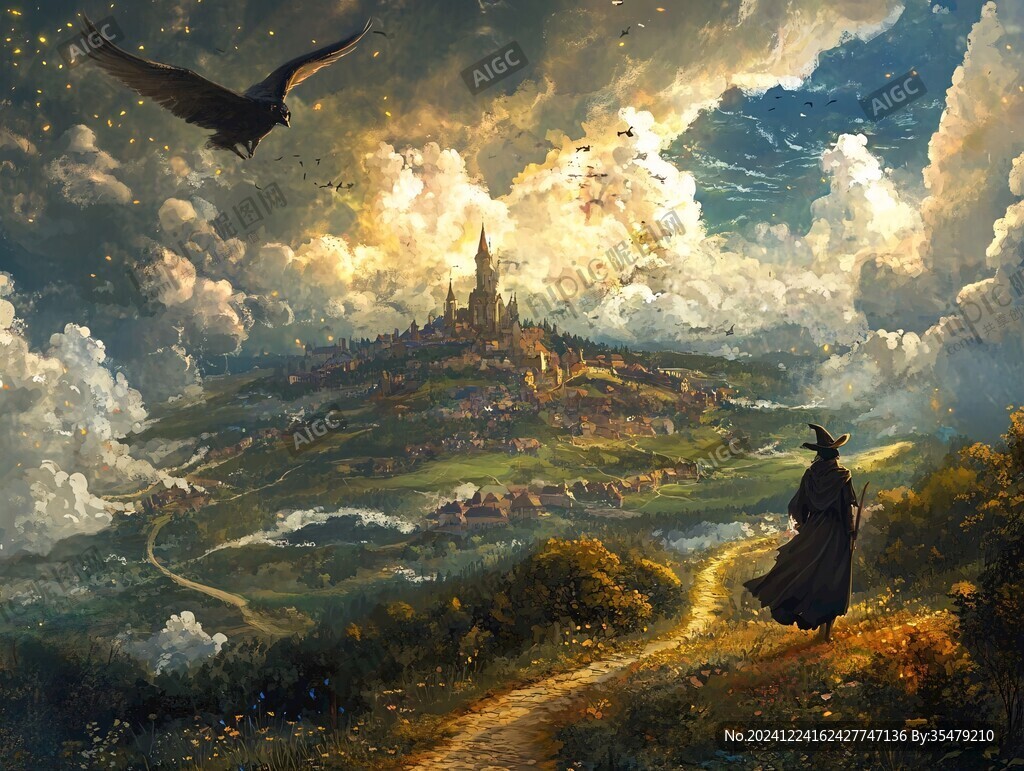 魔幻场景插画