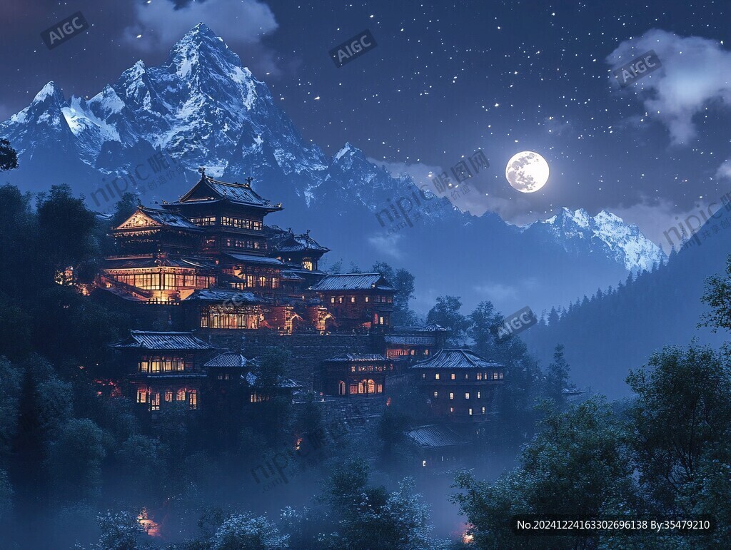古风仙境天上宫阙