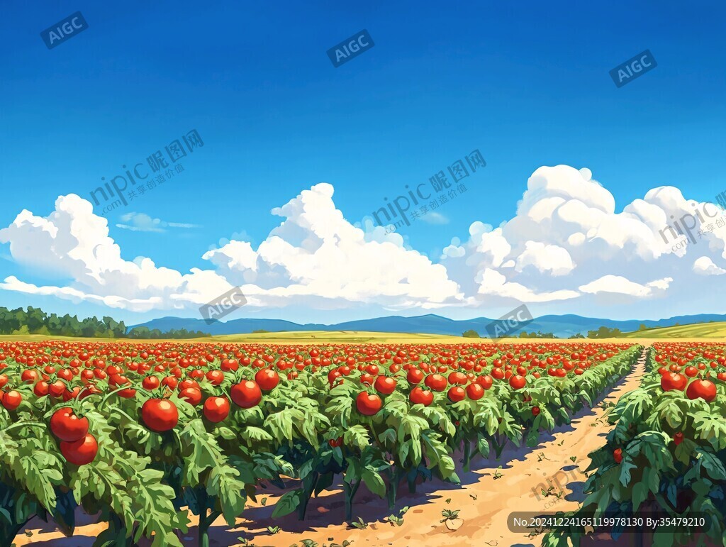番茄插画包装