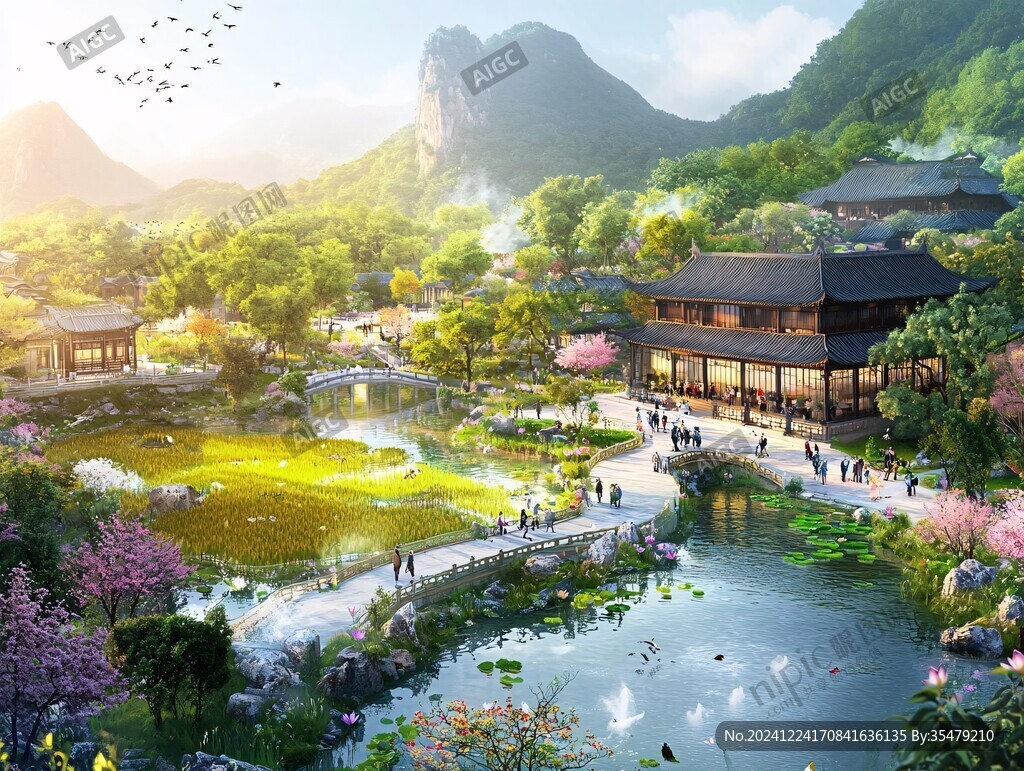 景区效果图