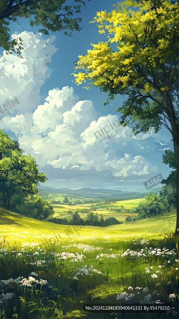 插画唯美风景