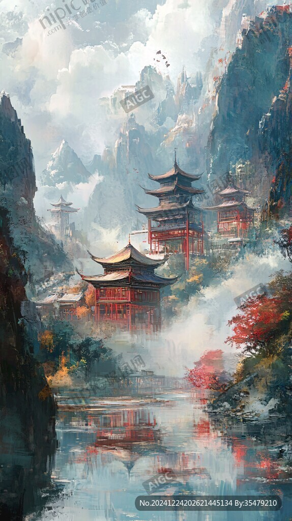 古风仙境天上宫阙