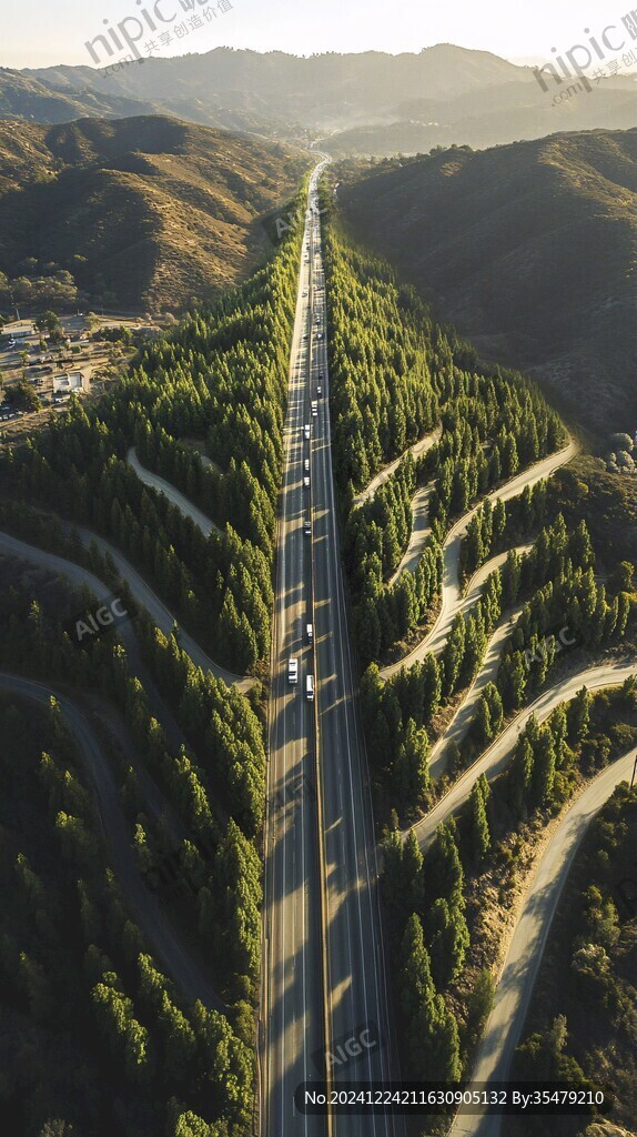 鸟瞰道路效果图