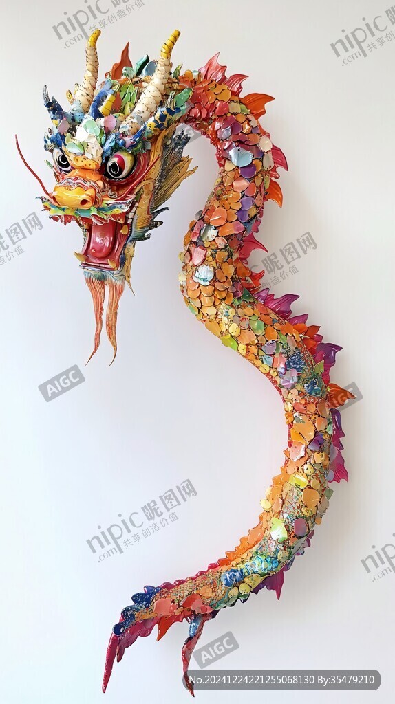 纸扎龙头