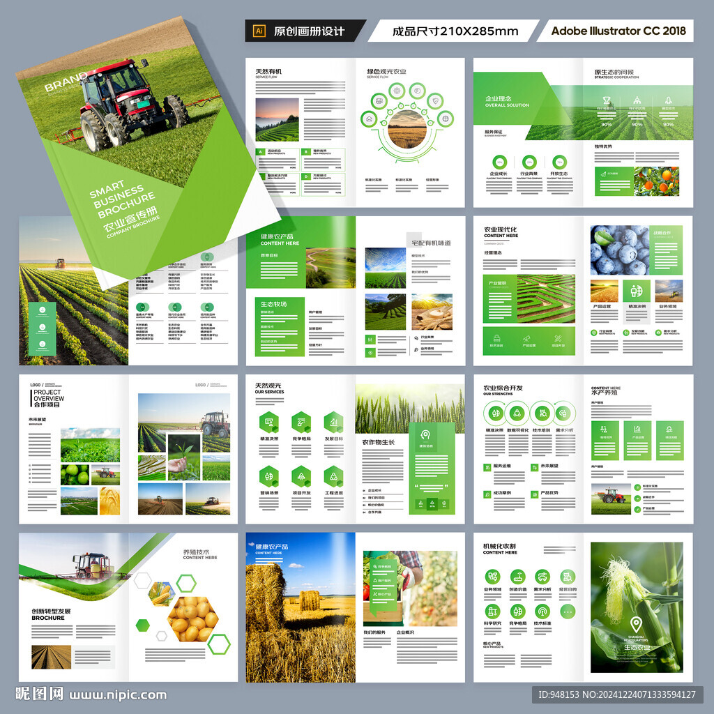 农产品宣传册