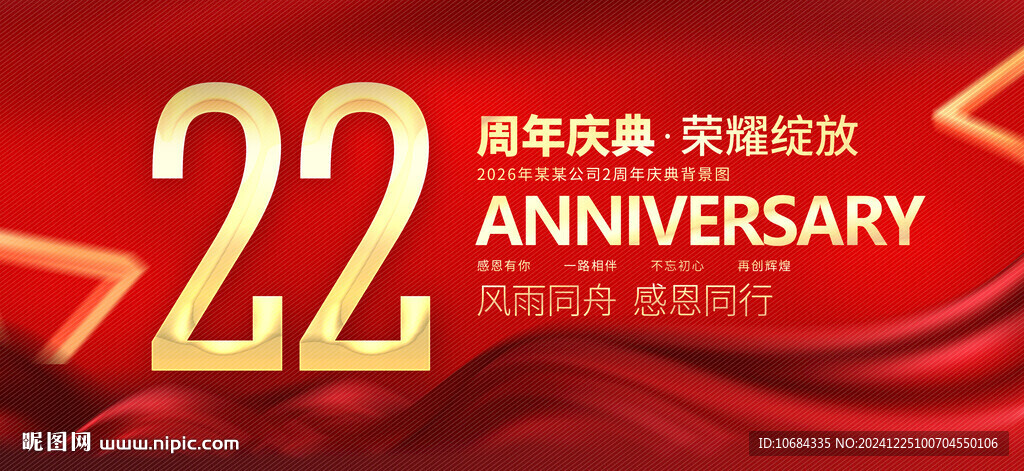 22周年