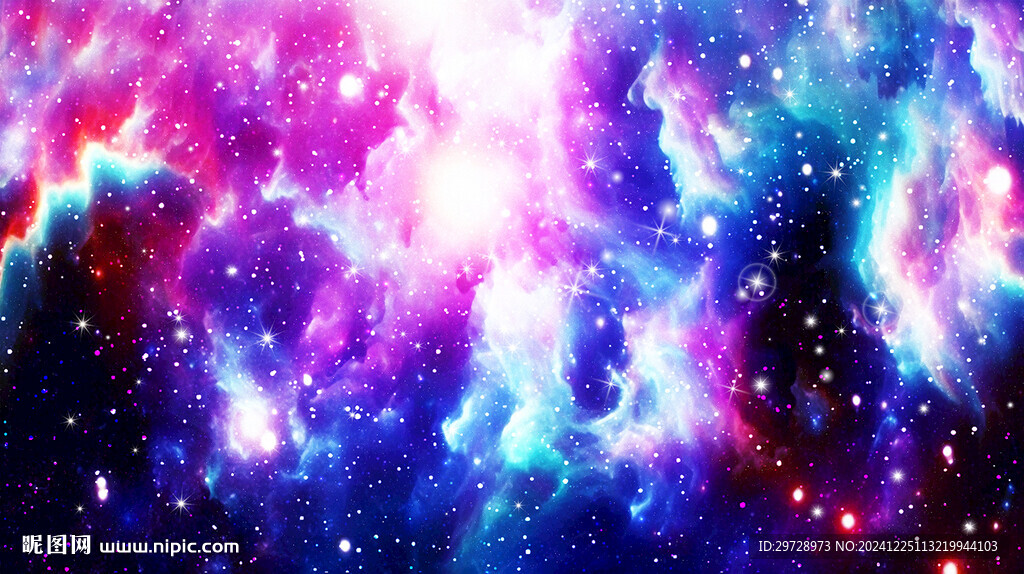 梦幻唯美星空星云