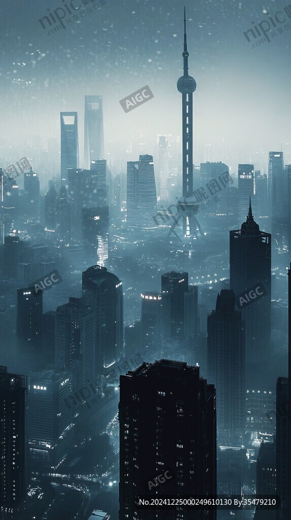 北上广深蓝色背景