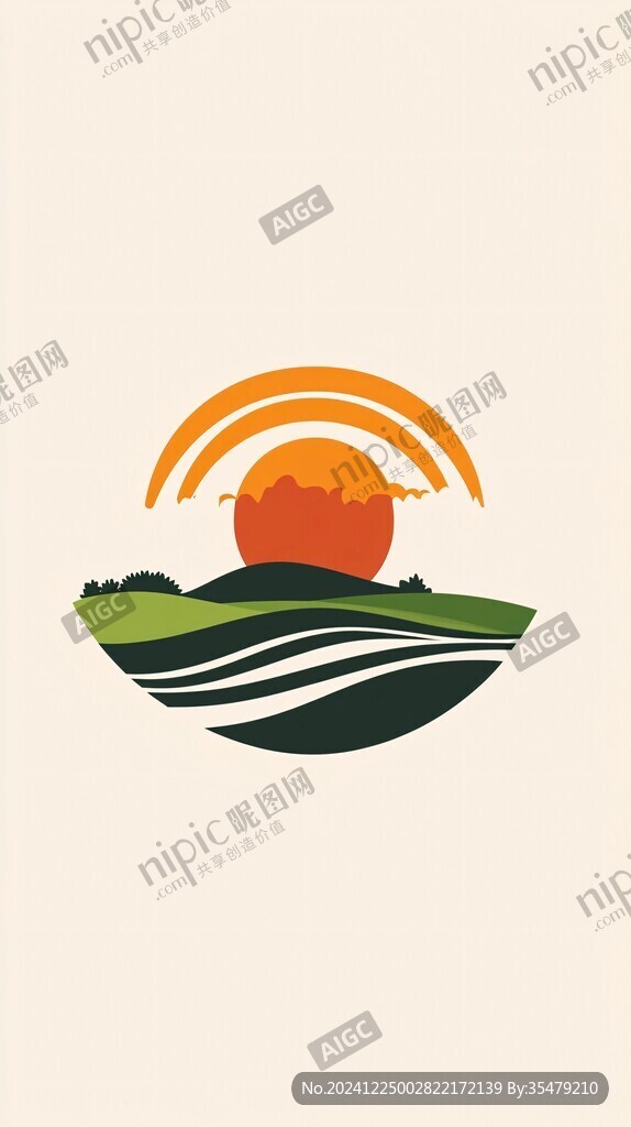 太阳农田标志