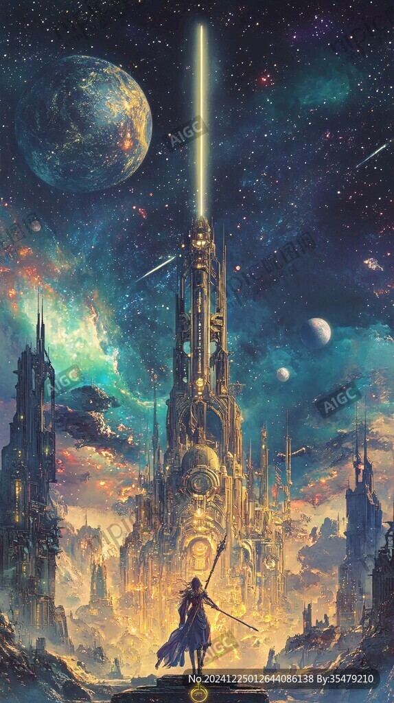 魔幻场景插画