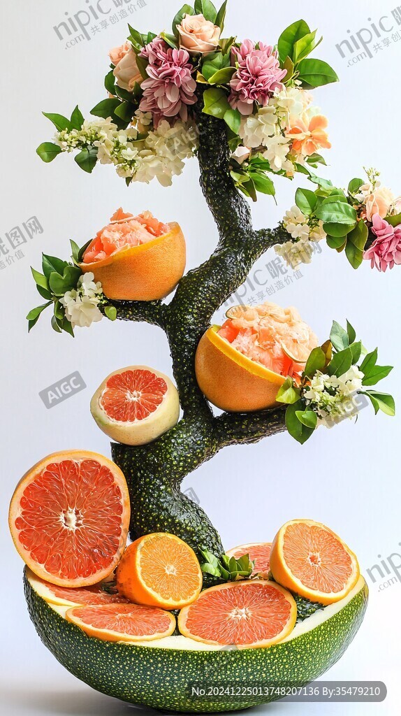 创意葡萄柚