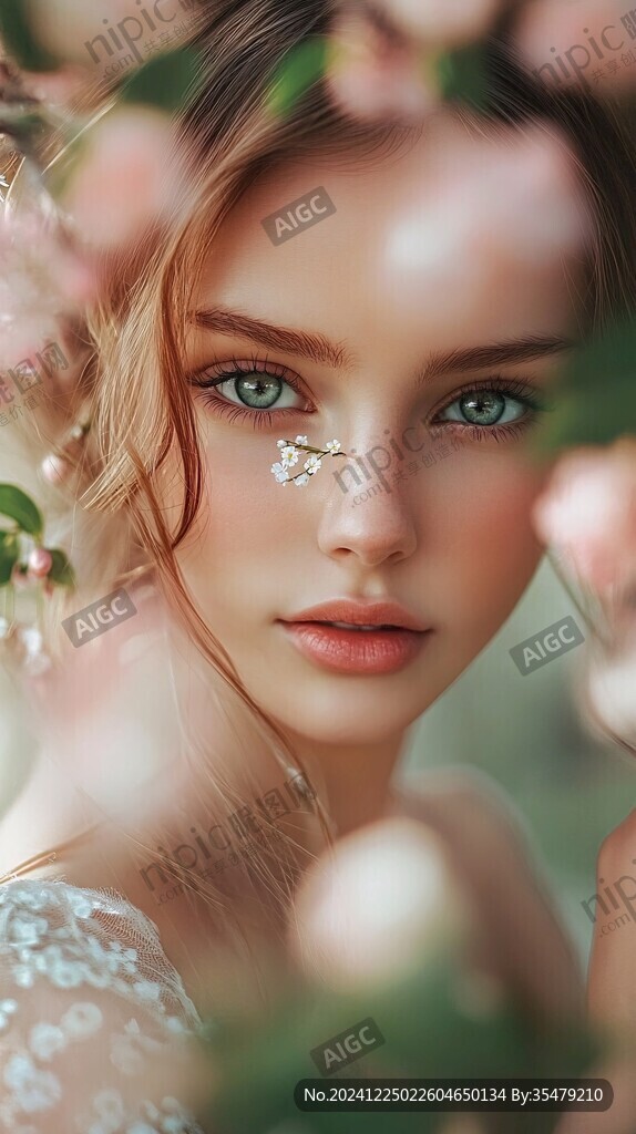 唯美花间美人