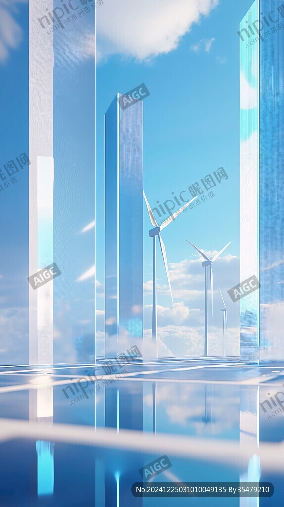 简约新能源背景