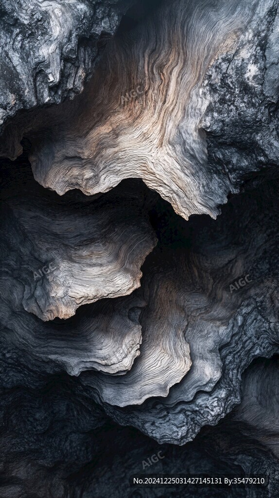 肌理彩色流体装饰画