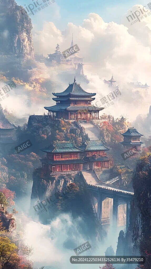 古风仙境天上宫阙