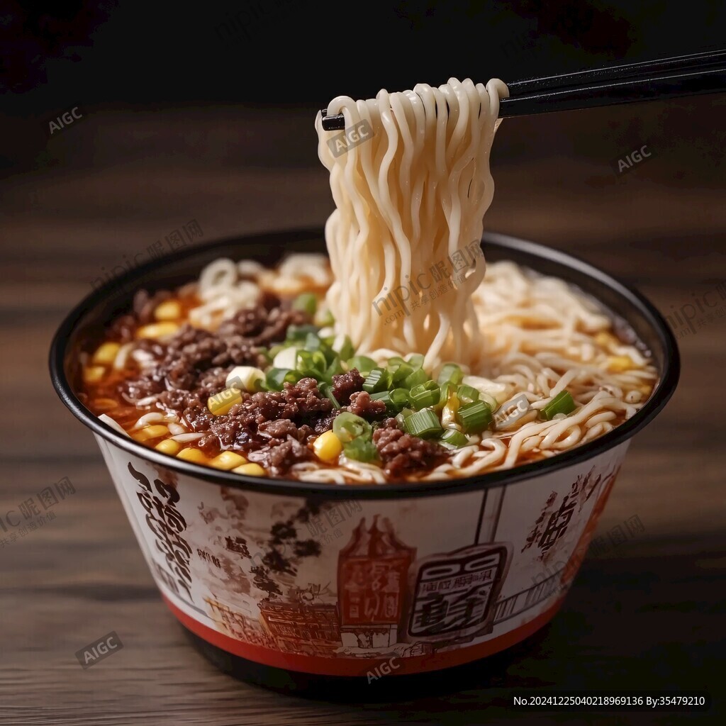 麻辣牛肉米线速食面