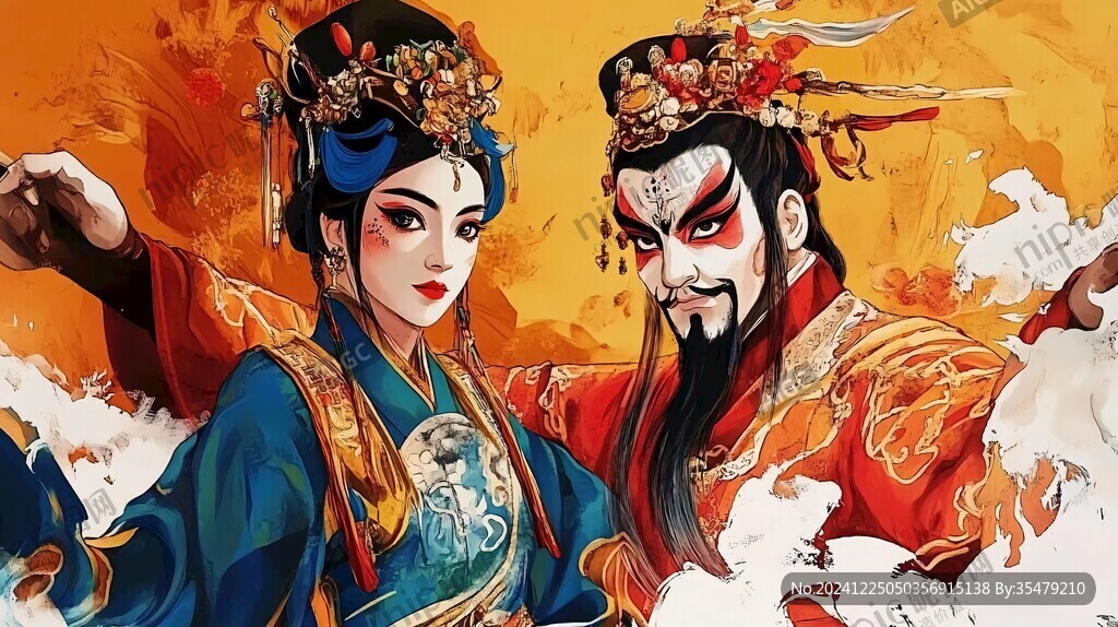 霸王别姬画