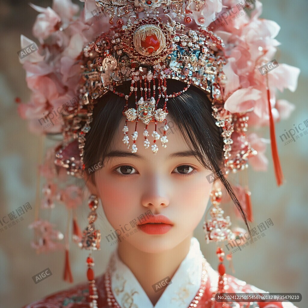 古风新娘头饰