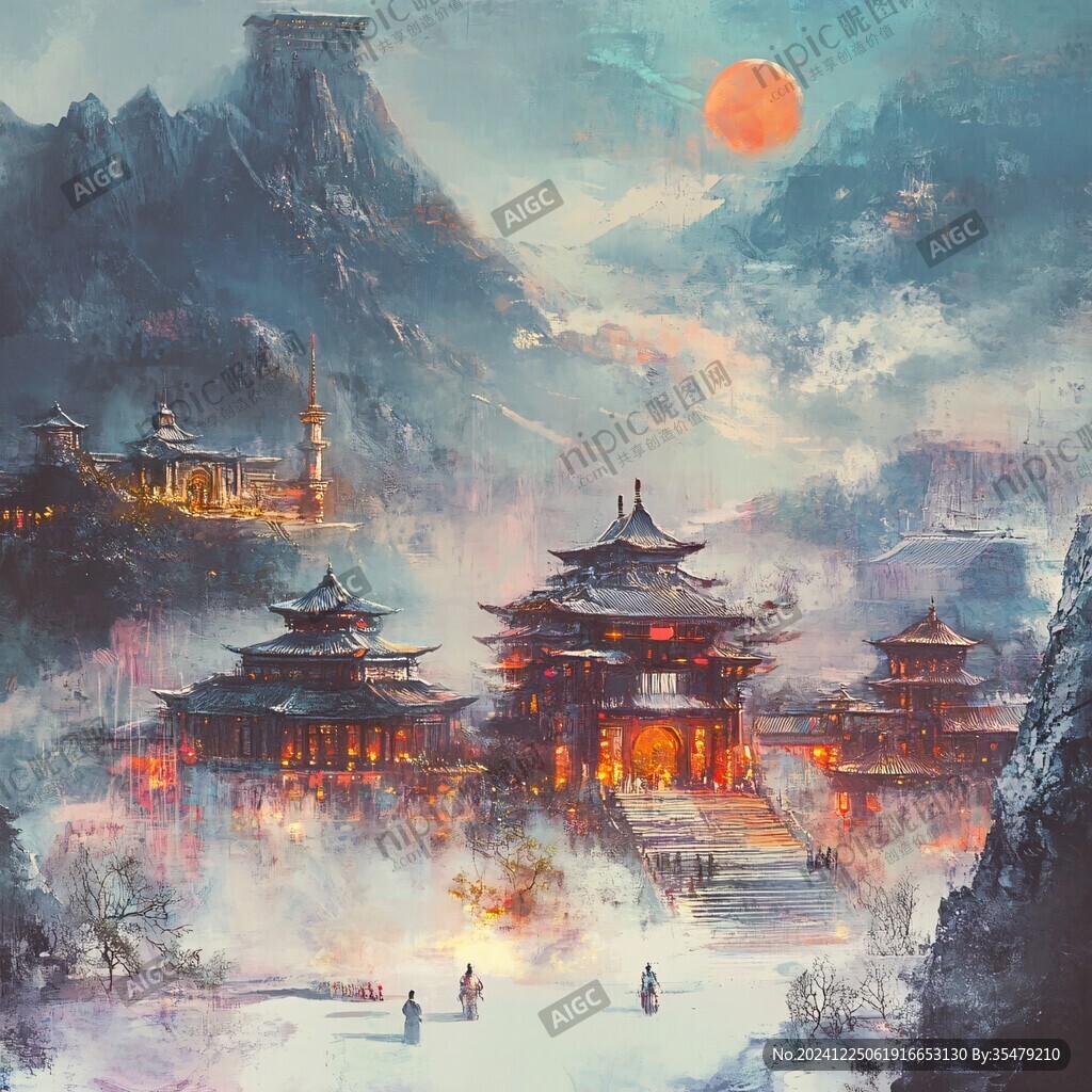 古风仙境天上宫阙