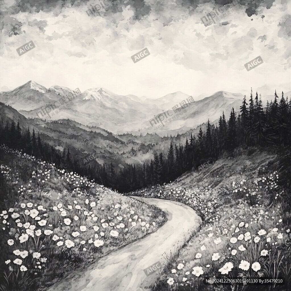 插画唯美风景