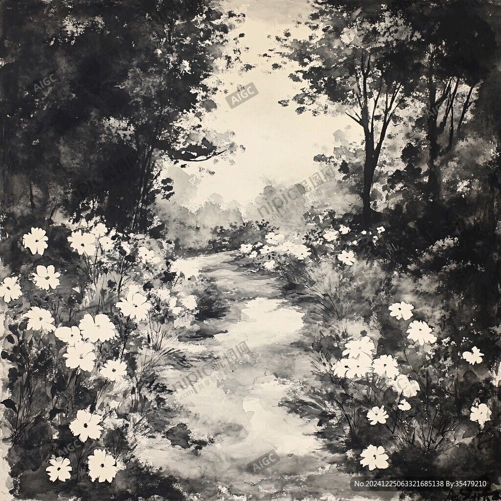 意景水彩画