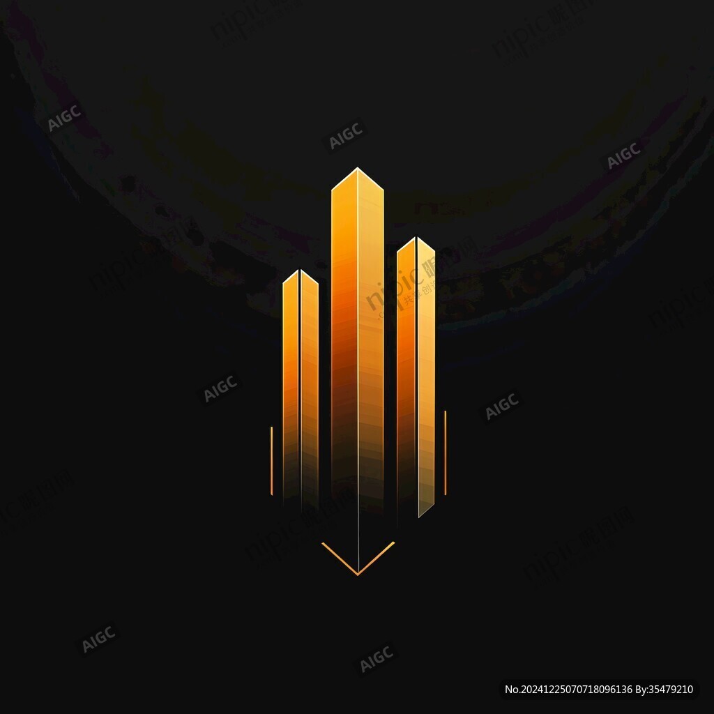 金色现代建筑logo
