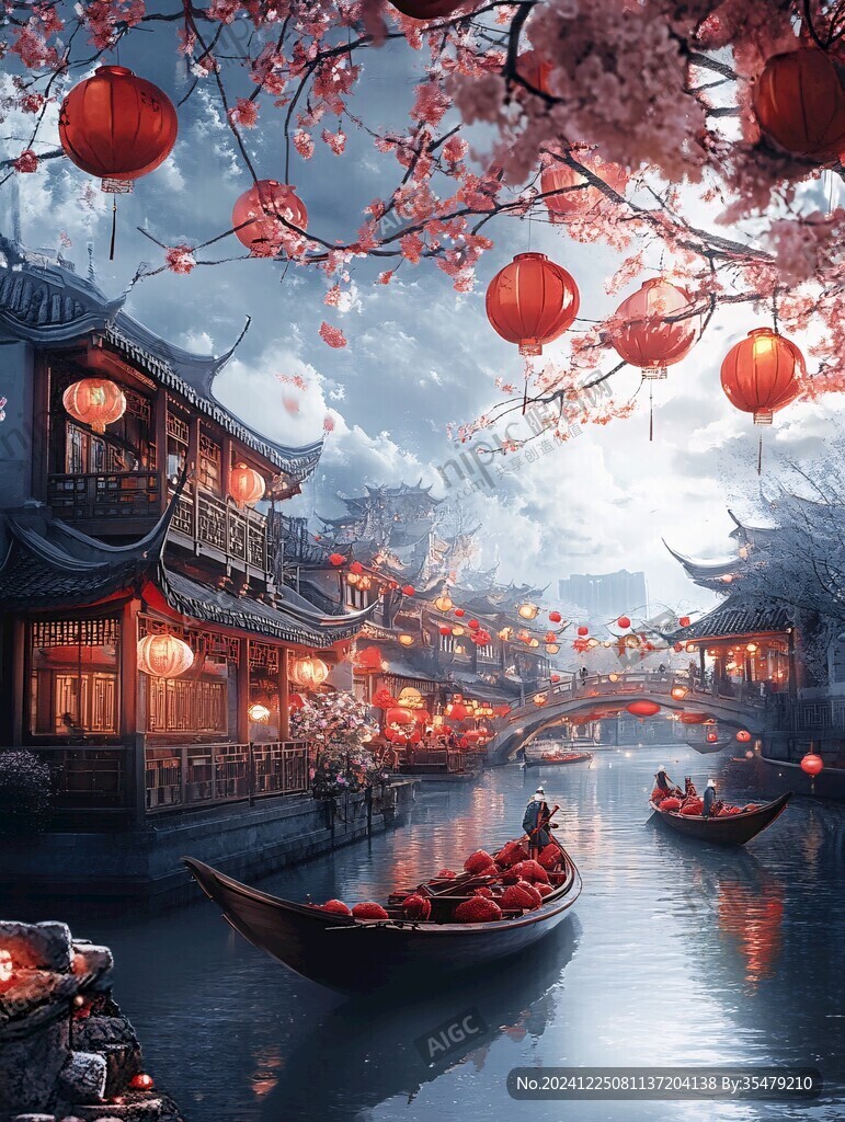 唯美浪漫江南水乡风情