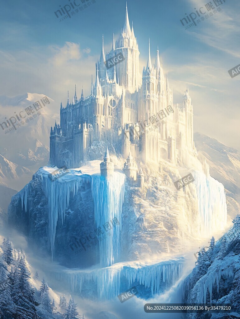 冰雪会堂手绘