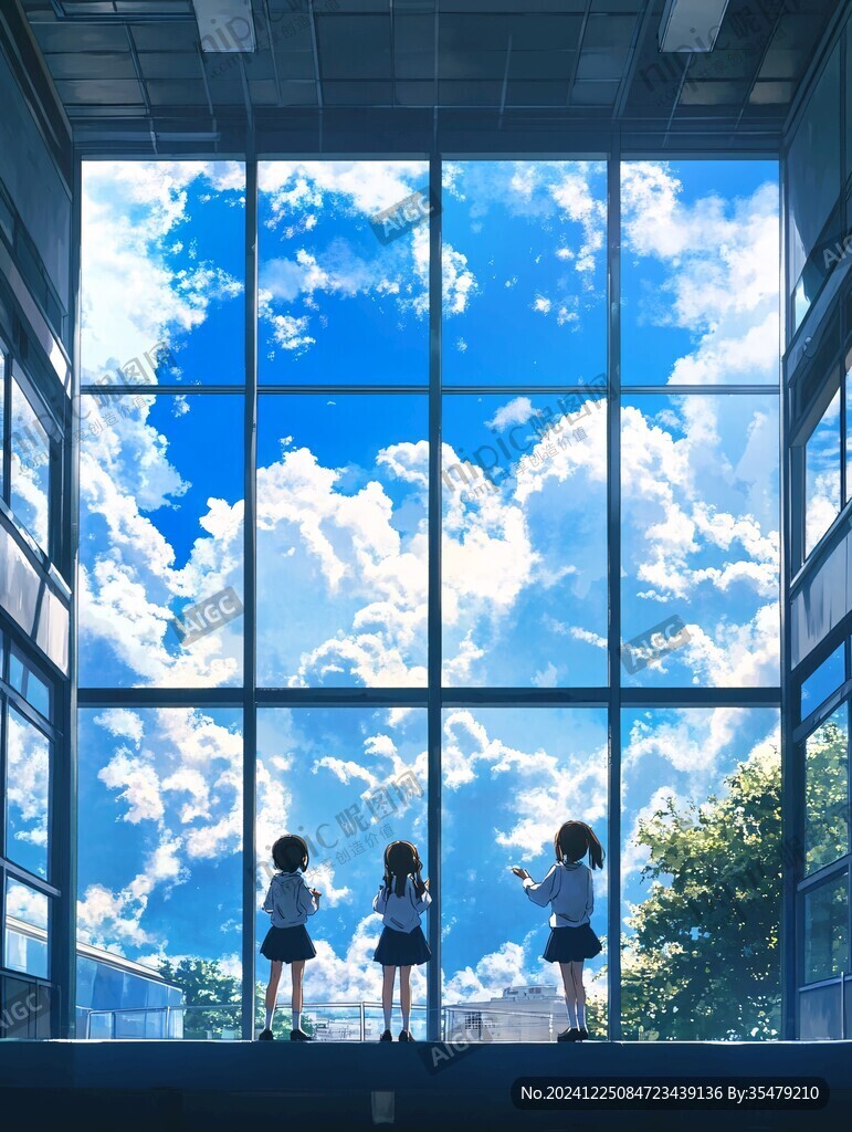 新海诚动漫风装饰画