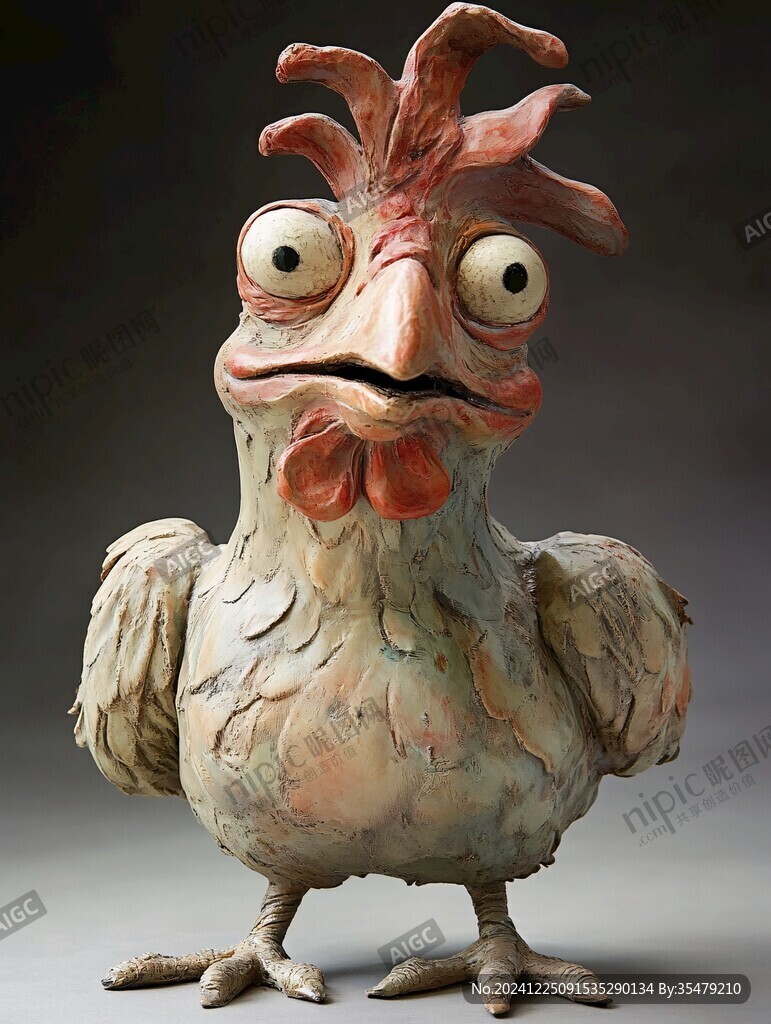 十二辰陶鸡俑