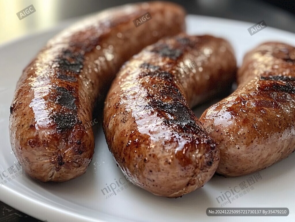 烤黑胡椒纯肉肠