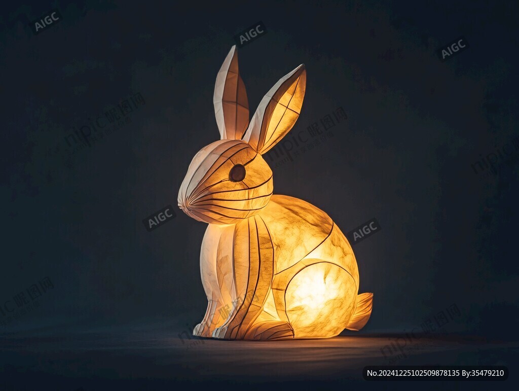 小兔小夜灯