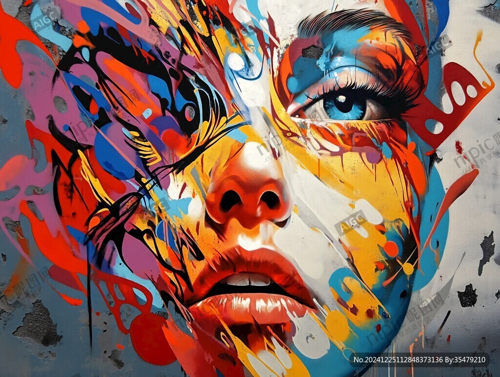 新颖新锐创意艺术绘画