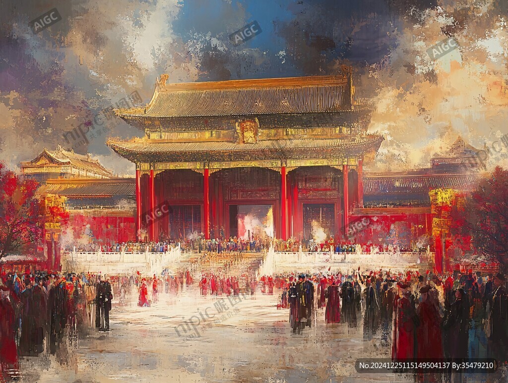 横店插画