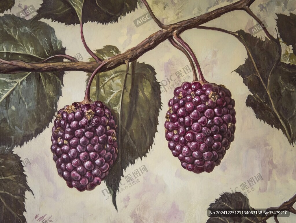 桑葚挂画