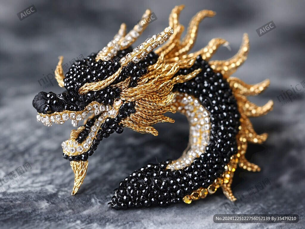 黑金龙袍